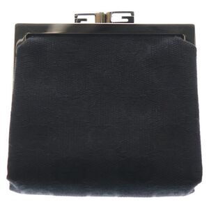 Guccissima Coin Case Black Canvas 74251 Black Hardware